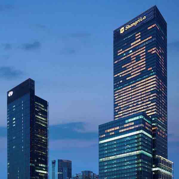 上海靜安香格里拉大酒店實(shí)例-卡迪歐智能碳纖維加熱毛巾架